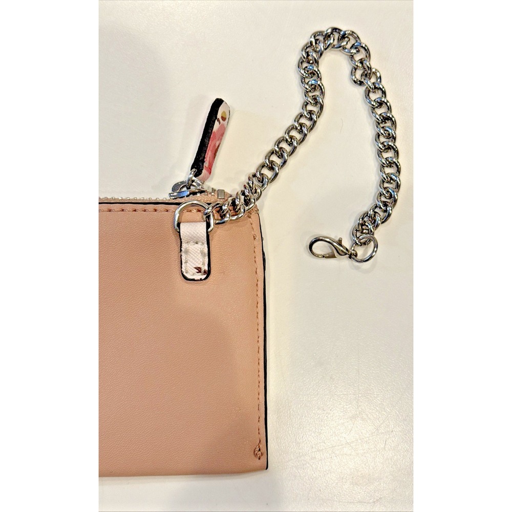 GUESS Floral Pattern Chain Pouch Long Wallet - Picture 6 of 16